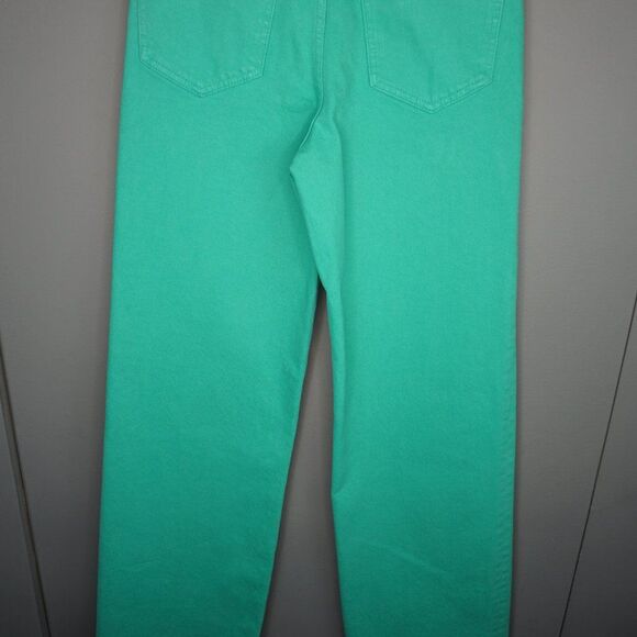New Rails The Getty High Rise Wide Leg Jeans in Emerald Green Size 26 - Picture 13 of 16